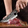 WXCOO Stainless Steel Boning Knife with Cover Butcher Sharp Hand Forged Meat Cleaver Knife for Cooking Kitchen Cutter Tools