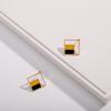 Korean Geometric Enamel Drop Earrings - Fashionable, Versatile, and Trendy Street Style for Women