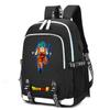Anime Dragon Ball Canvas Backpack for Boy Girl Back To School Book Bag Anti Theft Travel Bag Student Waterproof Backpack Men Women Travel Leisure Bag