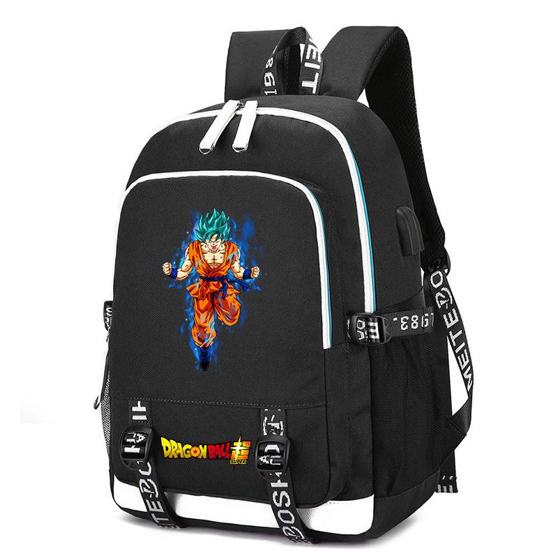 3Pcs/set Dragon Ball Printed Bag Laptop Backpack Messenger Bag for Girl Boy Teenager Schoolbag Men Women Leisure Travel Leisure Bag Rucksack Mochila