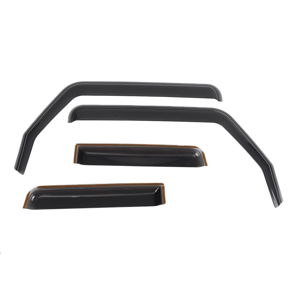 Car Side Window Wind Deflectors Vent Visors Sun Wind Rain Shield for Jeep Wrangler JL Unlimited 18-20 JK 07-18