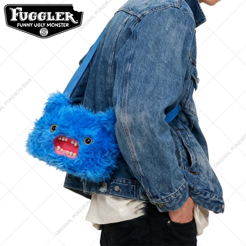 Bolso Bandolera de Peluche de Monstruo Sonriente con Ojos Grandes Bolso de Hombro de Muñeca Rara Creativa Regalo Único