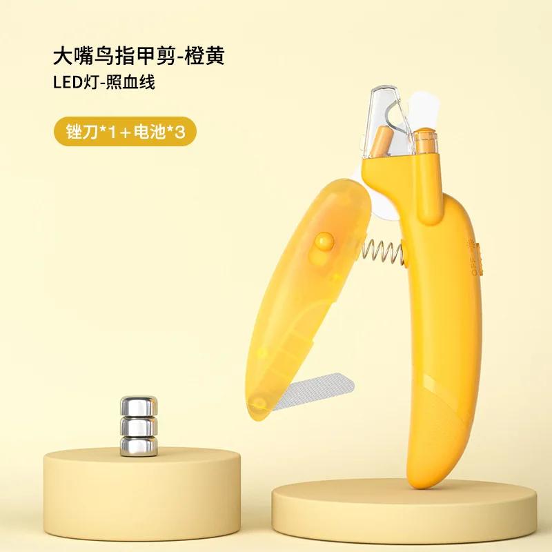 Profesionální kleštičky na nehty pro domácí mazlíčky s LED světlem Nůžky na úpravu drápků pro psy Kočky Malá zvířata Stříhací nůžky na tlapky Potřeba pro domácí mazlíčky