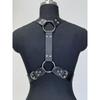 Goth Women Sexy Bondage Harness Leather Belt Lingerie Fetish Underwear Thigh Garter Stocking Women's Harness Bra Accessories