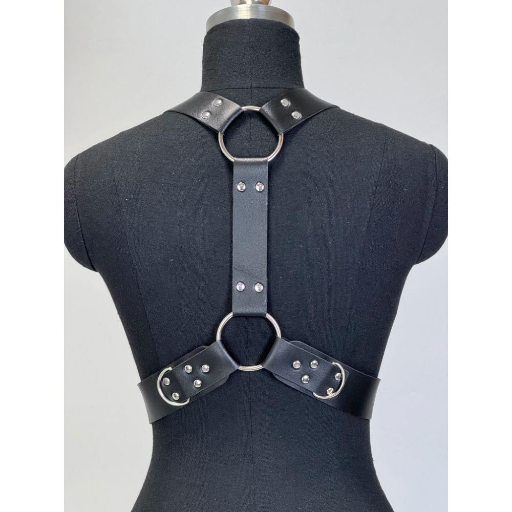 Goth Women Sexy Bondage Harness Leather Belt Lingerie Fetish Underwear Thigh Garter Stocking Women's Harness Bra Accessories