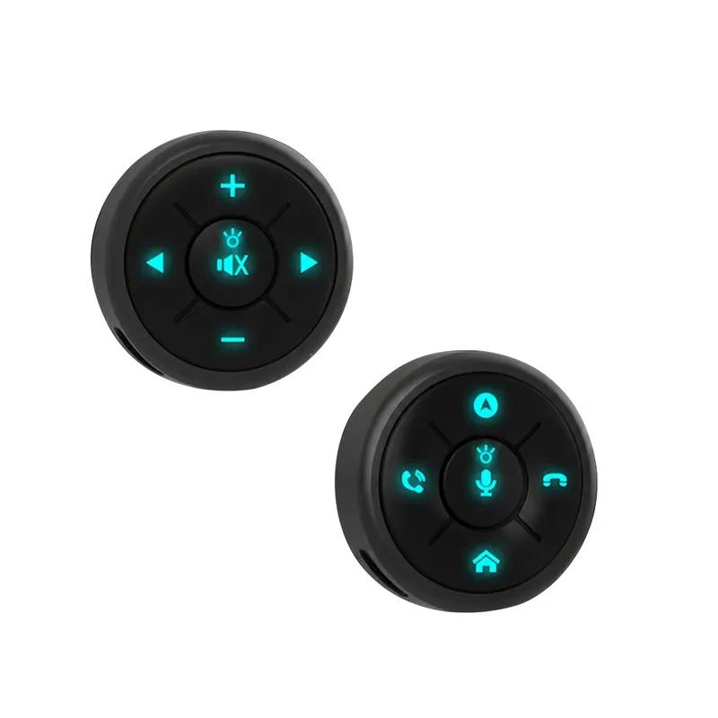 Steering Wheel Wireless Bluetooth-compatible Media Button Remote Controller 10 Keys Car DVD Music Player for Car Motorcycle Bike