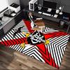 1pc Digital Printed Chair Rug for Home Office Use, Rangers FC Carpet Appropriate for All Seasons, Soft Area Carpet
