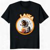 Laika Ussr Funny Cartoon Dog Summer Tee Men T Shirt Women Tee Boys Top Children Parent Child Cotton Short Sleeves Kids Tshirt