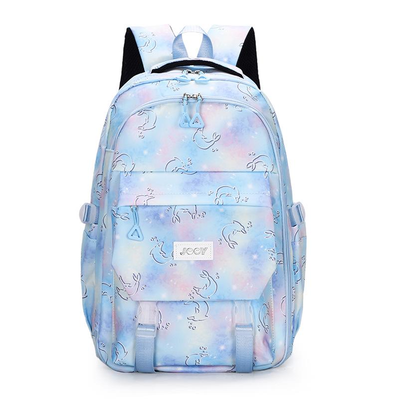 Print Student Schoolbag Print Women's Lightweight Large Capacity Shoulder Bag Junior Senior High School Student Backpack