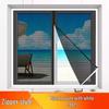 Nano Anti-Mosquito Insect Screen: Invisible Velcro Self-Install Mesh for Home Windows