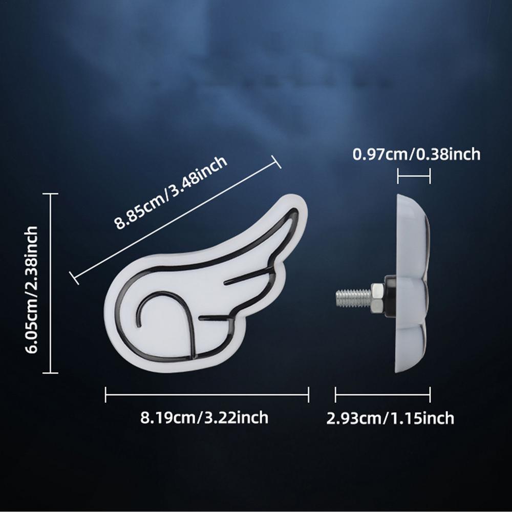 Мотоциклетные задние фонари Мотоциклетные крылья Двойные мигающие огни 2 режима Высокая яркость Предупреждающий фонарь Декоративный Ударопрочный Мигающий