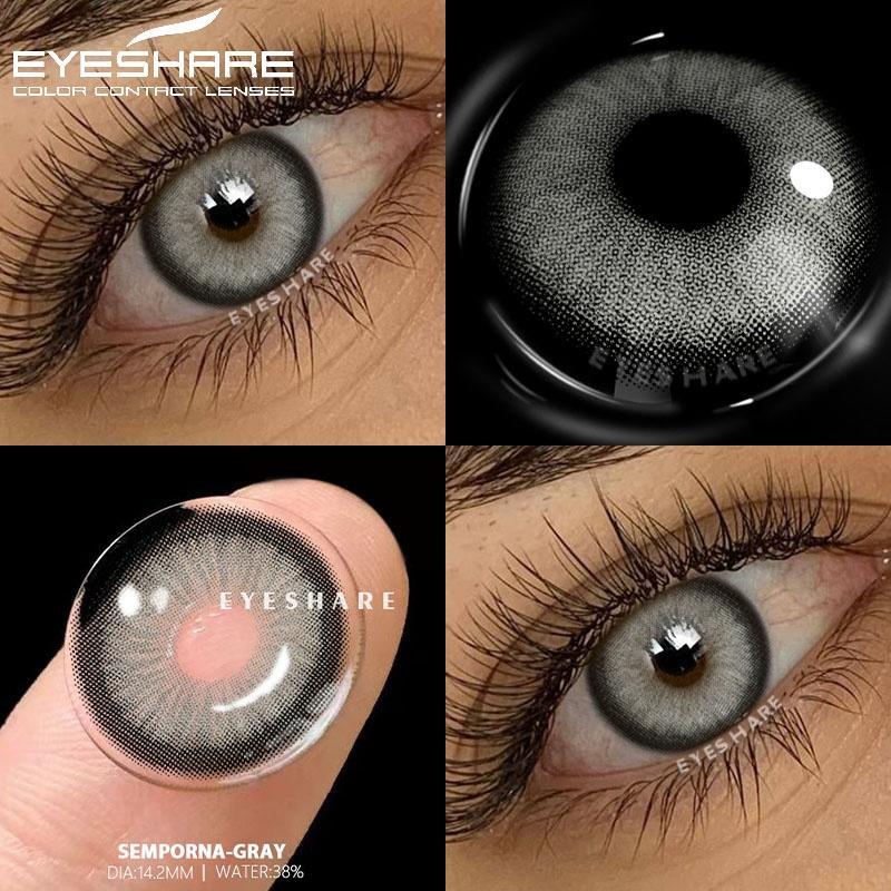 1 Pair Color Contact Lenses for Eyes Cosmetics Blue Contact Lenses Brown Natural Contact Lens Gray Pupils Green Contacts