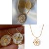 Vintage Copper Locking Necklace For Women With Geometric Pendant And Stones
