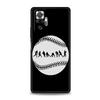 Baseball Phone Case For Xiaomi Redmi Note 14 13 5G 10 11 12 Pro Plus 4G 14C 13C 12C 10C Black Cover