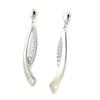 Les Trésors De Lily [L7685] - White 'Sissi' Silver Earrings
