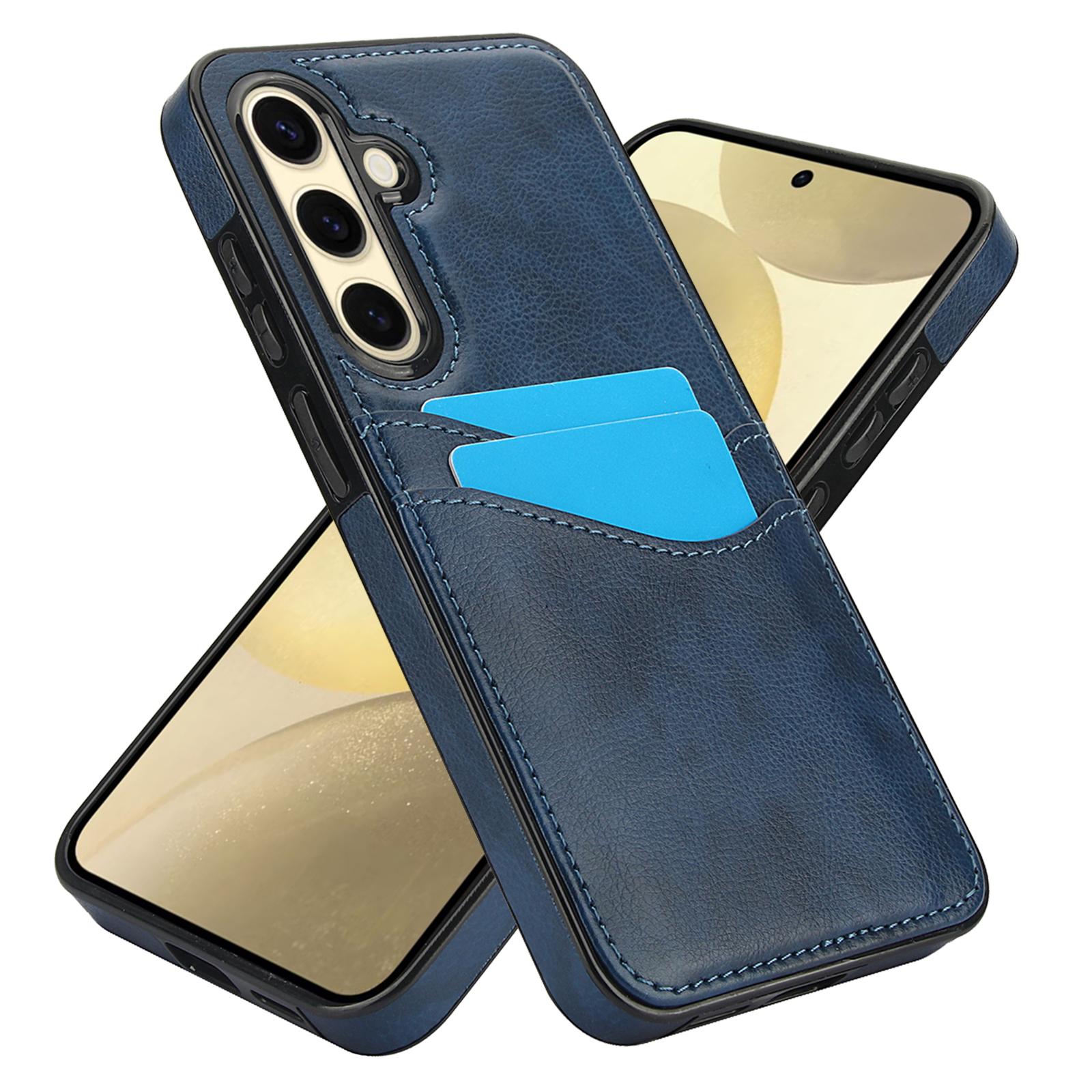 

For Samsung Galaxy S24 FE Case Card Slot Slim-Fit PU+TPU Mobile Cover C