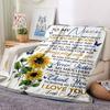1pc Niece Aunt Love Quotes Blanket - Perfect Gift for Birthdays, Christmas & Halloween- Soft, Warm & Versatile Yy250909166