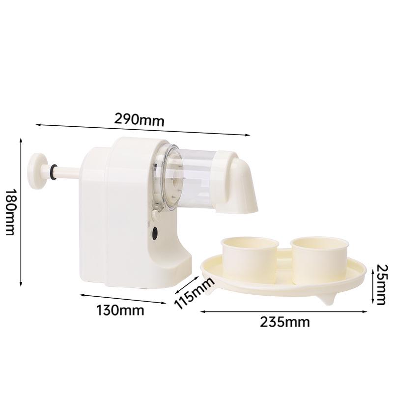 

Portable Electric Ice Crusher & Shaver for Smoothies and Milkshakes