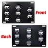 Car Bumper Tow Hook License Plate Mount Bracket No Drill For Infiniti G35 G37 Q60 Q50 2007-2018 For Nissan GT-R 370Z 2013-2018