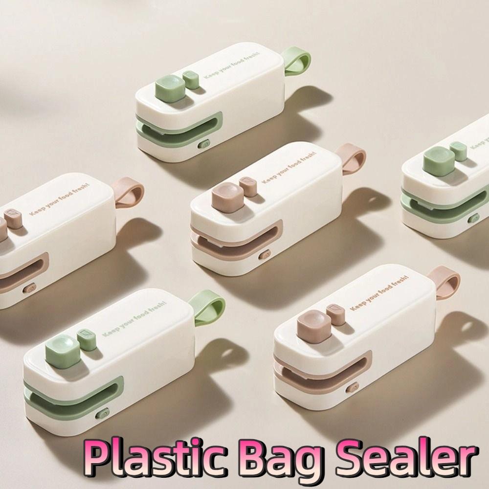Mini Heat Sealer Magnetic Plastic Bag Sealer Kitchen Gadget Food Sealer Clip  Travel