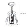 Stainless Steel Wine Opener, Heavy Duty Corkscrew Set For Home Bar, Ideal Graduation Retirement Gift For Men Women, Easy To Use Professional Sommelier