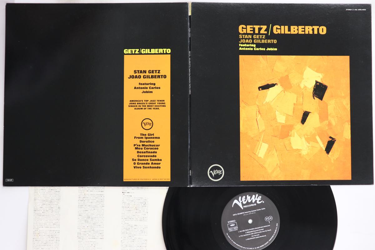 

LP Record STAN GETZ, JOAO GILBERTO - Getz / Gilberto 20MJ0002 VERVE 1977 Japan Jazz Used