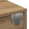 Wandregal mit Schubladen Artisan Eiche Optik 60 x 26,5 x 15 cm