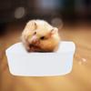 2Pcs Hamster Bath Room Plastic Transparent Dust-Proof Containers Detachable Hamster Bathing Tub Household Small Pet Dust Bath