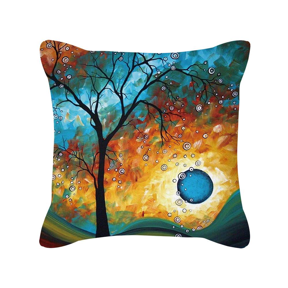 Nordischer Ins Schlichter Stil Kissenbezug Van Gogh Ölgemälde Aquarelldruck Kissenbezug Neues Zuhause