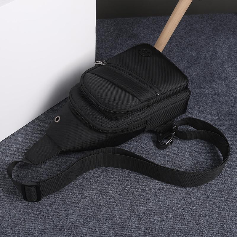 Chest Bag Men's Multifunctional Crossbody Shoulder Bag Large Capacity Nylon Men's Bag