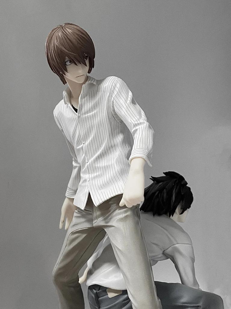 Anime Death Note L Lawliet Figure Yagami Action Figure Figurine Collectible Model Doll Toys Boy Birthday Gift Desktop Decoration