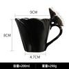 Design Inspired 3D Butterfly Coffee Cup, High-end Couple Ceramic Mug, Home Office Drinking Cup, Exquisite Relief Birthday Gift