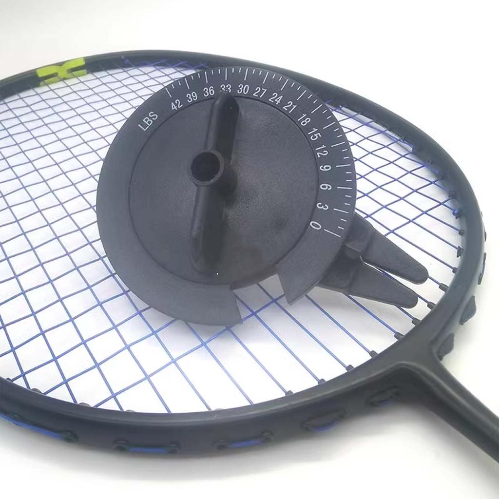 0-42LBS Badminton Racket Pressure Meter, Tennis Racket Stringing Tension Calibrator