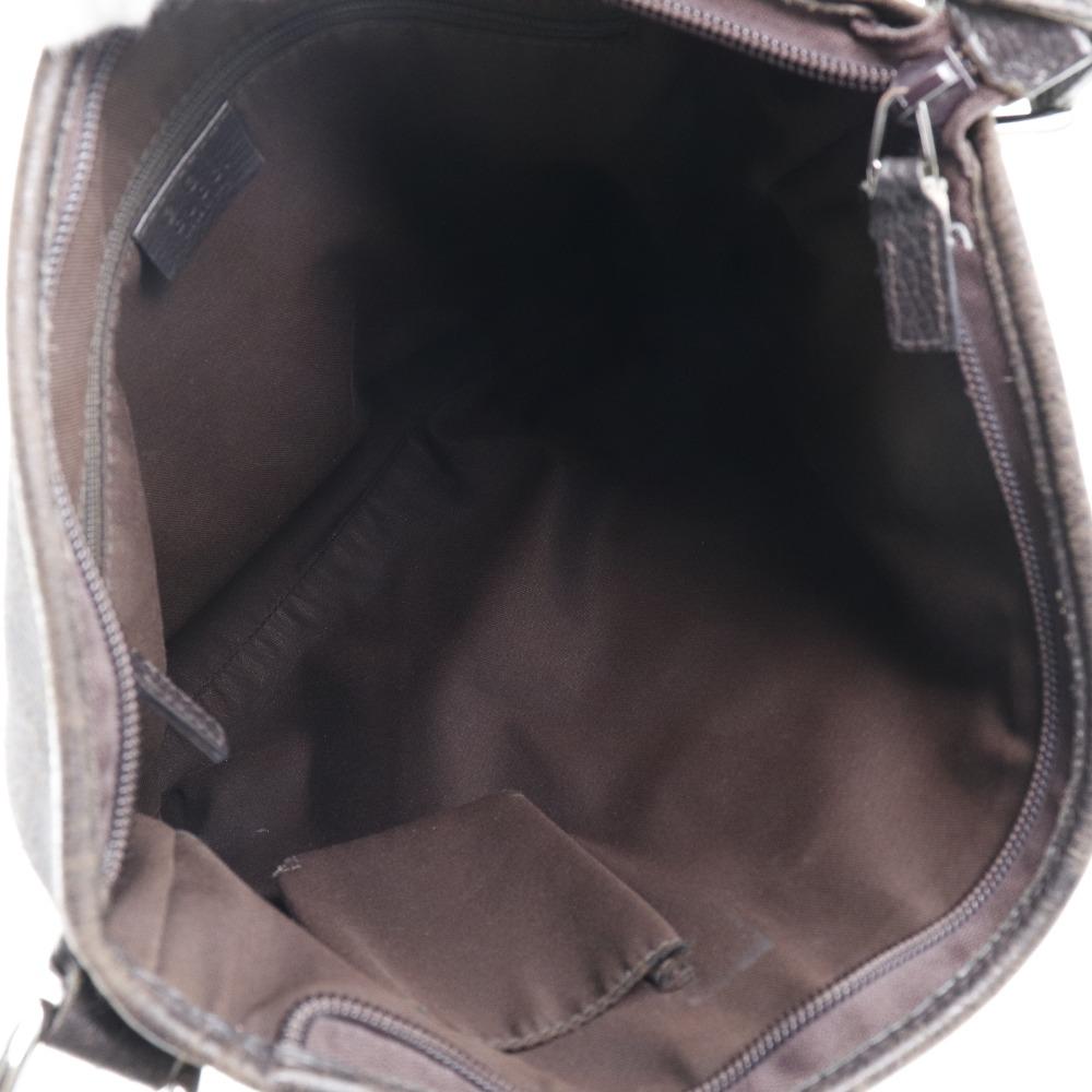 GUCCI Abbey Shoulder Bag 268642 Brown GG canvas Women Used