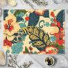 2/4/6pcs Bohemian Style Placemats Polyester Coasters Living Room Kitchen Office Dining Room, Caf é Dining Table Decor