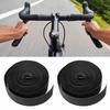 Antypoślizgowe PU Taśmy na Kierownicę Roweru Szosowego Miękkie Oddychające Owiniecie Kierownicy Roweru Górskiego(czarny)