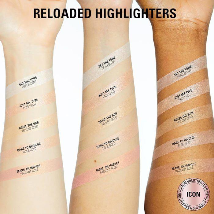 Puder - Makeup Revolution - Re-chargé - Goldene Lichter - 10g - Highlighter