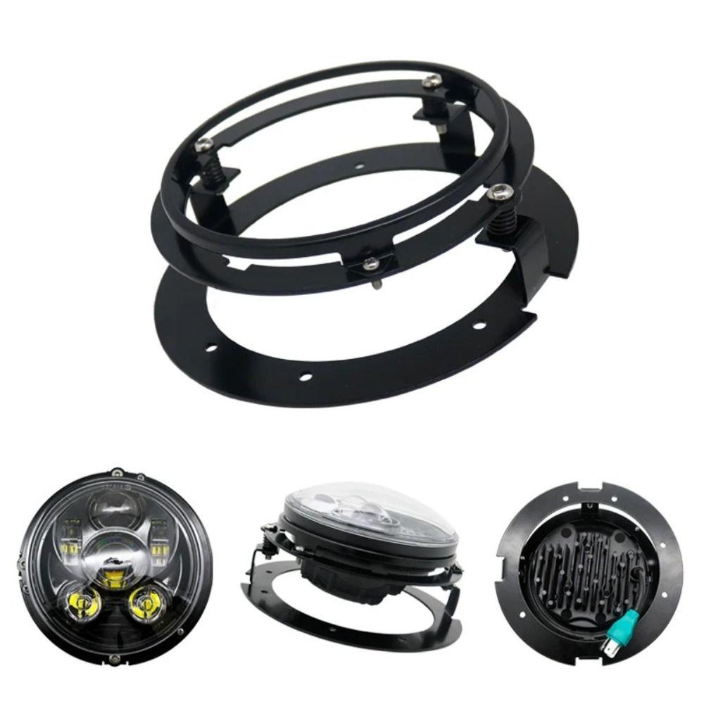 Round Headlight LED Headlight Bracket Headlight Mounting Bracket  Motorcycles Accessories