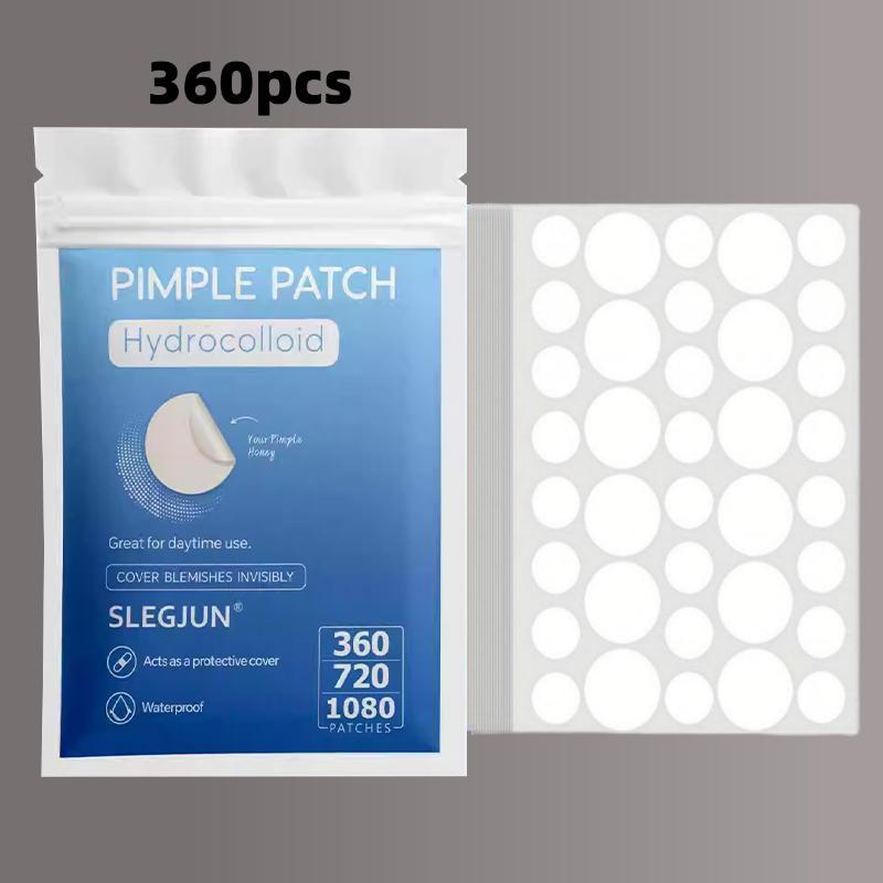 

360pcs Face Spot Pimple Patch Skin Care Stickers Pimple Patch Acne Hydrocolloid Invisible Breathable Acne Removal Acne Cover прозорий
