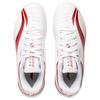 Li Ning Rubber Soft Comfortable Non-Slip Breathable Low-Top Badminton Shoes Unisex Shoes White Red AYZU021-1