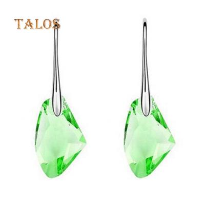 Mode Frauen Kristall Stein Baumeln Haken Ohrringe Königlichen Stil Eardrop Schmuck Anhänger Schmuckstück