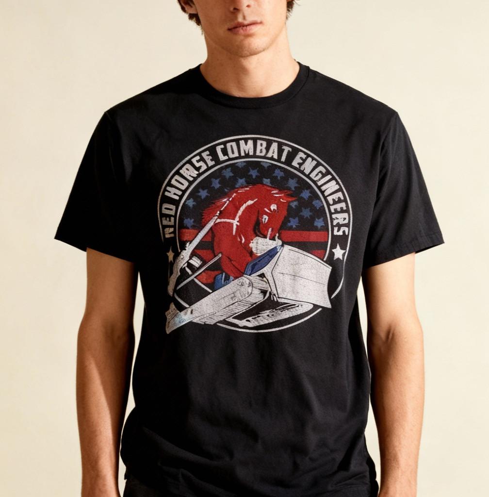 NWT RED HORSE Combat Engineer US Military T-Shirt XL