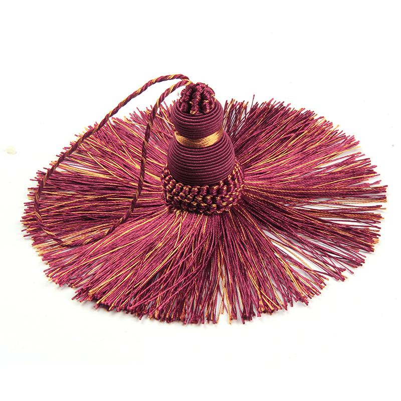 BELAVENIR Colorful Tassel Key Tassel Hanging Rope Silk Tassel Fringe Tassel Trim Garment Decoration DIY Accessories for Curtain and Home Decoration