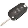 Jingyuqin Flip Remote Smart Car Key For Citroen C3 C4 Cactus Hella For Peugeot 208 301 508 5008 Expert 434MHZ ID46 PCF7941A Chip