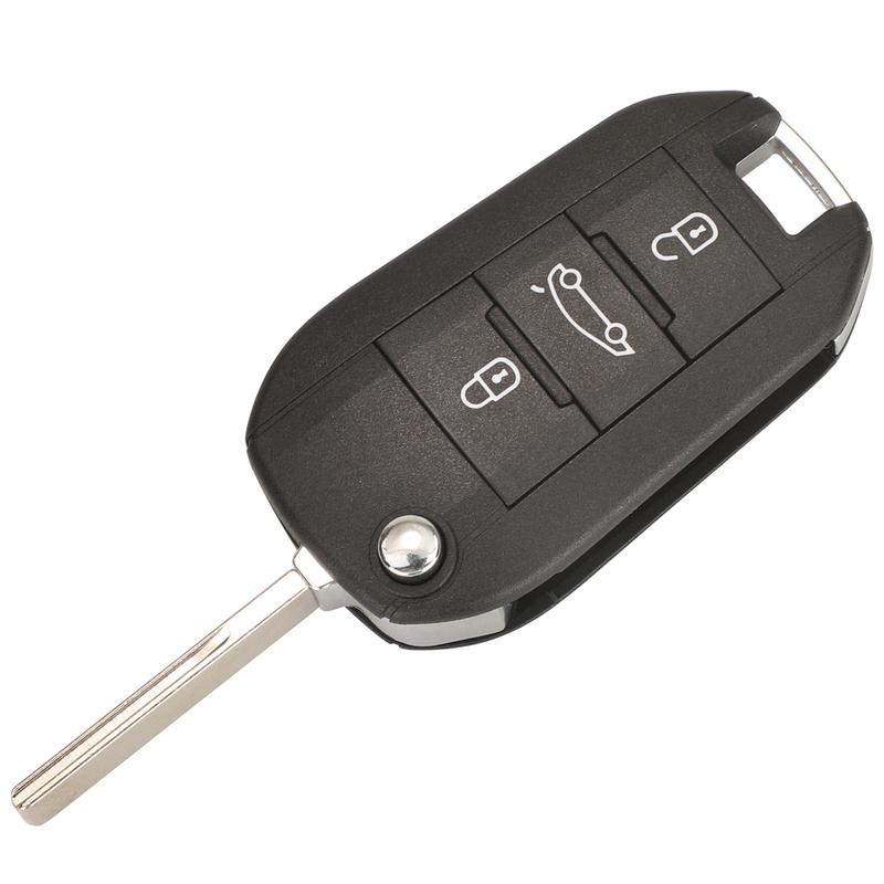Jingyuqin Flip Remote Smart Car Key For Citroen C3 C4 Cactus Hella For Peugeot 208 301 508 5008 Expert 434MHZ ID46 PCF7941A Chip