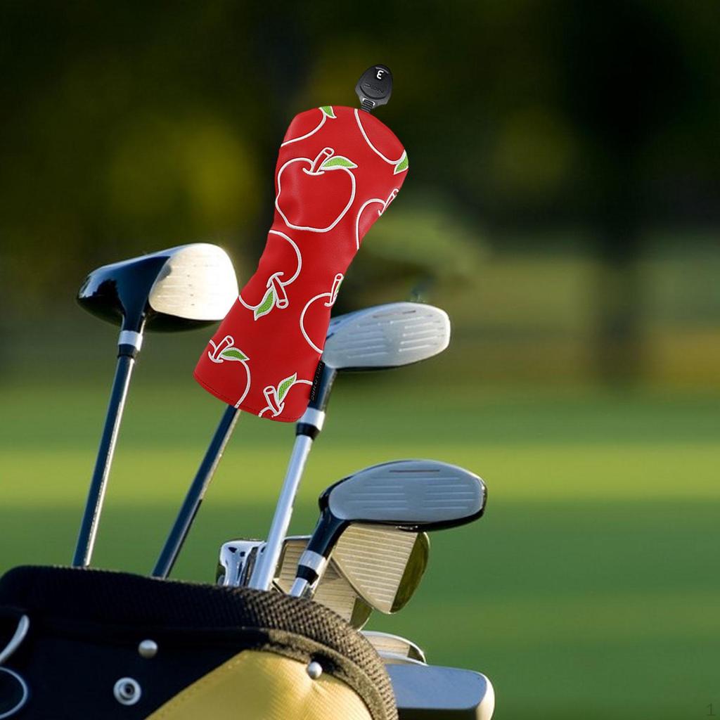 Fruit Golf Club Covet Pu Leather Golfer Anti Scratch Golfing Wooden Access Manga