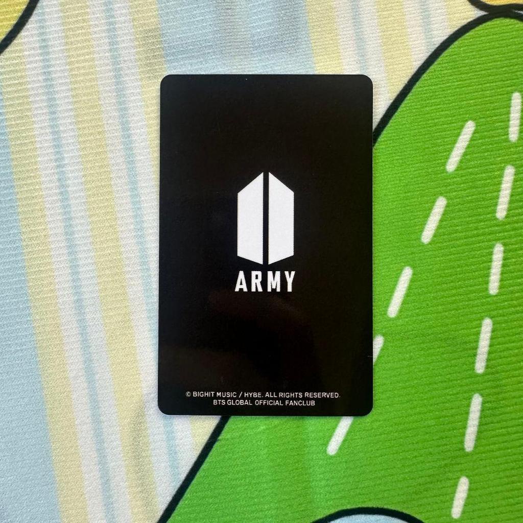 [USED] JIN Jin Raffle Lucky Draw Happy JPFC BTS Trading Card