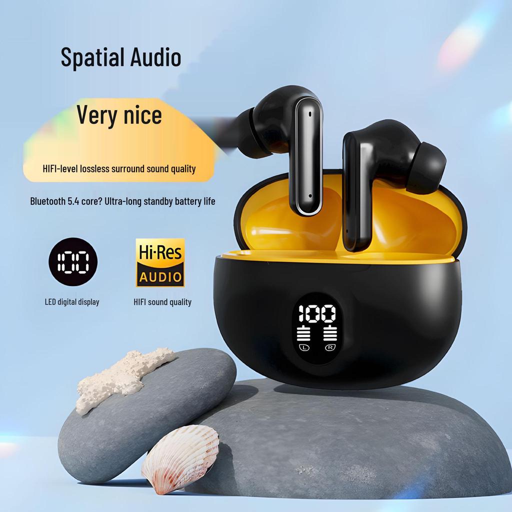 W895 Wireless Bluetooth Headset: High-Quality Sound, Long Battery Life, In-Ear Universal Gaming Headset with Digital Display