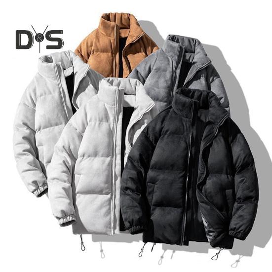 Bomullsrock med Blixtlåslist Ståkrage Mockaläder Ytskikt Dragsko i Fållen Vinter Ytterkläder Vindtät Värmeisolerande Rock