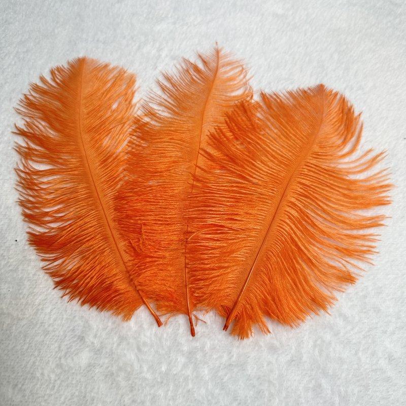 50pcs/lot  Black Ostrich Feathers 6-14 Inch 15-40cm for Wedding Decor Craft  Handicraft Accessories Table Centerpieces Carnival